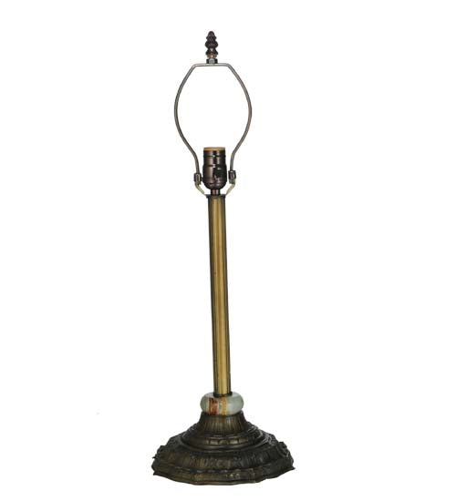 Meyda Lighting Reeded Column 17" Table Lamp Base