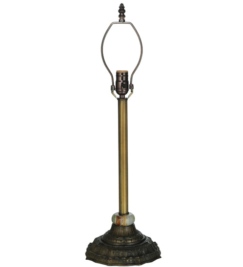 Meyda Lighting Reeded Column 17" Table Lamp Base