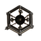 Meyda Lighting Regency 14" 4-Light Golden Bronze Pendant Light With Clear Seeded Shade Glass