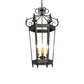 Meyda Lighting Regency 20" 6-Light Oxidized Steel Pendant Light With Ivory Faux Candlelight