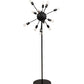 Meyda Lighting Relek 28"W x 71"H 12-Light Textured Black Floor Lamp