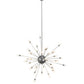 Meyda Lighting Relek 68" 36-Light Nickel Pendant Light