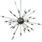 Meyda Lighting Relek 68" 36-Light Nickel Pendant Light