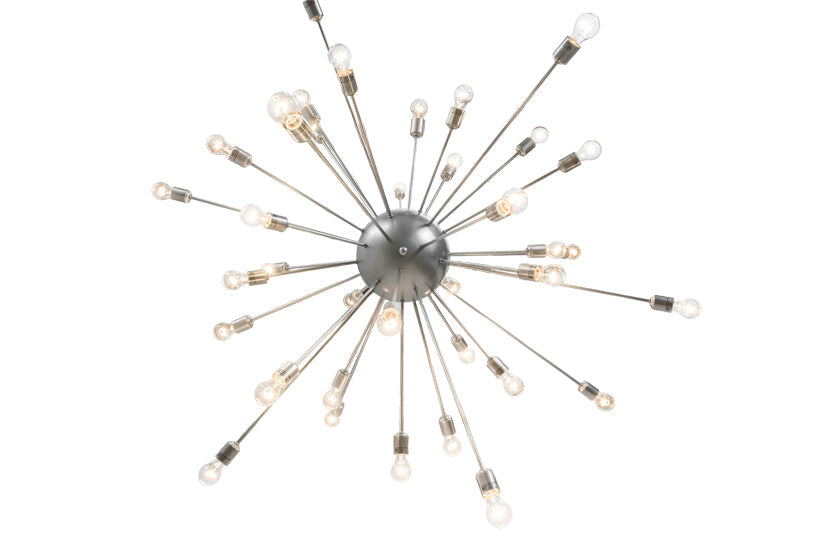 Meyda Lighting Relek 68" 36-Light Nickel Pendant Light