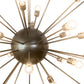 Meyda Lighting Relek 68" 36-Light Nickel Pendant Light