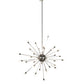 Meyda Lighting Relek 72" 36-Light Polished Nickel Pendant Light
