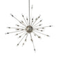 Meyda Lighting Relek 72" 36-Light Polished Nickel Pendant Light