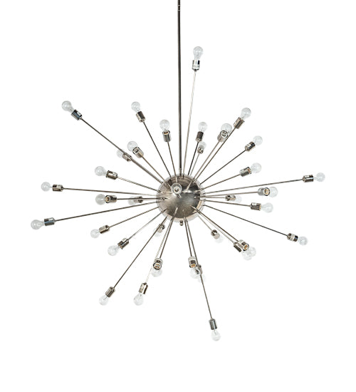 Meyda Lighting Relek 72" 36-Light Polished Nickel Pendant Light