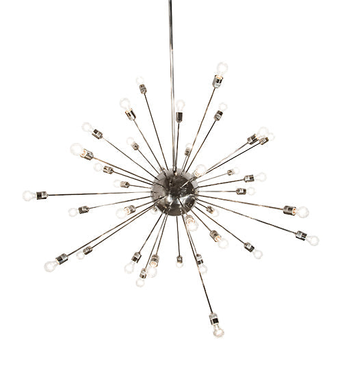 Meyda Lighting Relek 72" 36-Light Polished Nickel Pendant Light