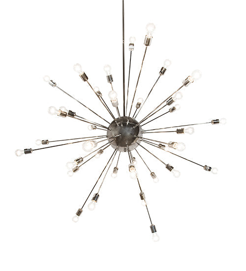 Meyda Lighting Relek 72" 36-Light Polished Nickel Pendant Light