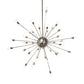 Meyda Lighting Relek 72" 36-Light Polished Nickel Pendant Light