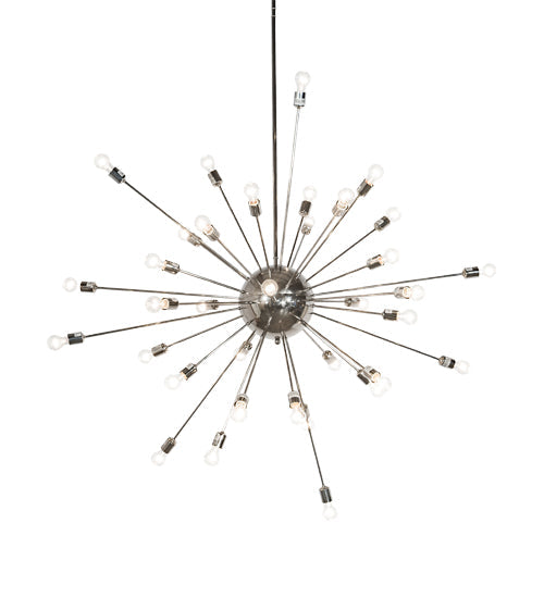 Meyda Lighting Relek 72" 36-Light Polished Nickel Pendant Light