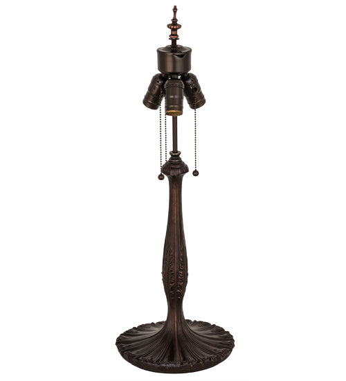 Meyda Lighting Renaissance 26" 3-Light Mahogany Bronze Table Lamp Base