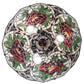 Meyda Lighting Renaissance Rose 20" 3-Light Mahogany Bronze Pendant Light With Multi-Colored Stained Shade Glass