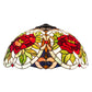 Meyda Lighting Renaissance Rose 20" Multi-Colored Shade Glass