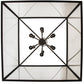 Meyda Lighting Rennes 61" 16-Light Wrought Iron Pendant Light With Clear Shade Glass
