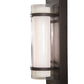 Meyda Lighting Renton 5" LED Oil Rubbed Bronze Wall Sconce With Crystal Idalight & Contrail Mist Idalight Shade