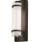 Meyda Lighting Renton 5" LED Oil Rubbed Bronze Wall Sconce With Crystal Idalight & Contrail Mist Idalight Shade