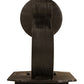 Meyda Lighting Renzo 116261 7" Antique Iron Gate Wall Sconce With Amber Faux Candlelight