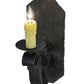 Meyda Lighting Renzo 7" Antique Iron Gate Wall Sconce With Ivory Faux Candlelight