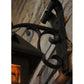 Meyda Lighting Restored 8" Wrought Iron Kasteel Wall Sconce