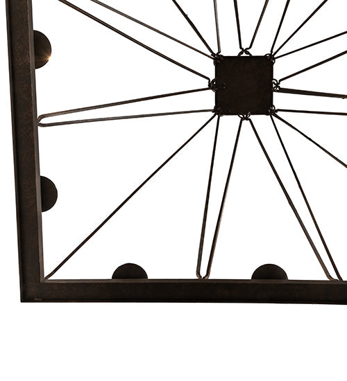 Meyda Lighting Retreat 85" 12-Light Gilded Tobacco Chandelier