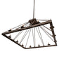 Meyda Lighting Retreat 85" 12-Light Gilded Tobacco Chandelier