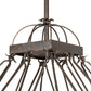 Meyda Lighting Retreat 85" 12-Light Gilded Tobacco Chandelier
