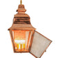 Meyda Lighting Revere 12" 3-Light Raw Copper Wall Sconce With Clear Art Shade Glass