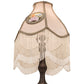 Meyda Lighting Reverse Painted 20" 4-Light Antique Table Lamp With Ivory Fabric Shade