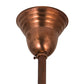 Meyda Lighting Revival 12" Copper Schoolhouse Pendant Light With White Opal Traditional Globe Shade Glass