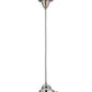 Meyda Lighting Revival 12" Polished Nickel Schoolhouse Pendant Light With White Opal Traditional Globe Shade Glass
