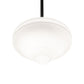 Meyda Lighting Revival 14" Textured Black Schoolhouse Pendant Light With White Opal Shade Glass