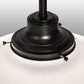Meyda Lighting Revival 14" Textured Black Schoolhouse Pendant Light With White Opal Shade Glass