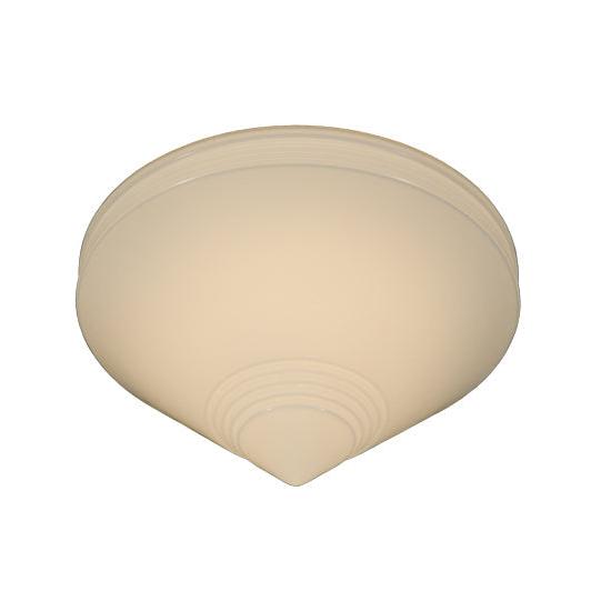 Meyda Lighting Revival 14" White Opal Schoolhouse Deco Ball Neck Shade Glass