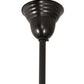 Meyda Lighting Revival 16" Craftsman Brown Schoolhouse Pendant Light With Clear Traditional Globe Shade Glass