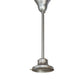 Meyda Lighting Revival 16" Nickel Schoohouse Pendant Light With White Opal Shade Glass