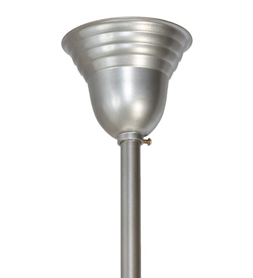 Meyda Lighting Revival 16" Nickel Schoohouse Pendant Light With White Opal Shade Glass