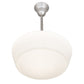 Meyda Lighting Revival 16" Nickel Schoolhouse Pendant Light With White Opal Traditional Globe Shade Glass
