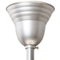 Meyda Lighting Revival 16" Nickel Schoolhouse Pendant Light With White Opal Traditional Globe Shade Glass