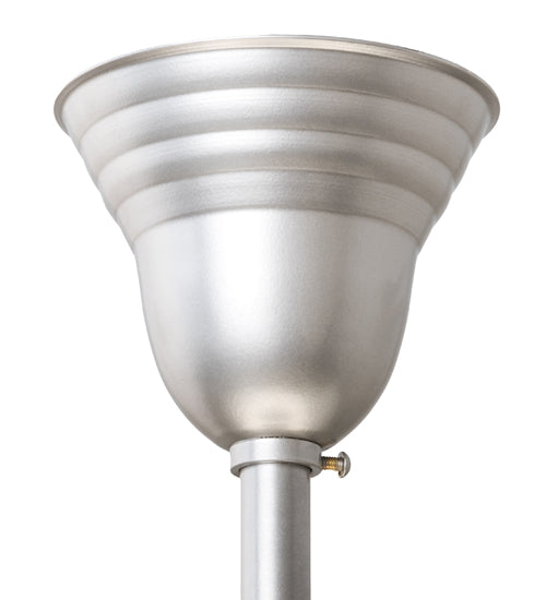 Meyda Lighting Revival 16" Nickel Schoolhouse Pendant Light With White Opal Traditional Globe Shade Glass