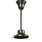 Meyda Lighting Revival 222822 16" Craftsman Brown Schoolhouse Pendant Light With White Opal Shade Glass