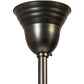 Meyda Lighting Revival 222822 16" Craftsman Brown Schoolhouse Pendant Light With White Opal Shade Glass
