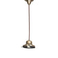 Meyda Lighting Revival 227178 16" Antique Brass Schoolhouse Pendant Light With White Opal Shade Glass
