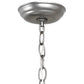 Meyda Lighting Revival 23" 2-Light Nickel Deco Pendant Light With White Art Shade Glass