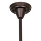 Meyda Lighting Revival 32" 9-Light Mahogany Bronze Favrile Chandelier With Gold Iridescent Shade Glass