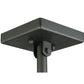 Meyda Lighting Revival 37" 15-Light Blackwash Deco Pendant Light With Statuario Idalight Shade