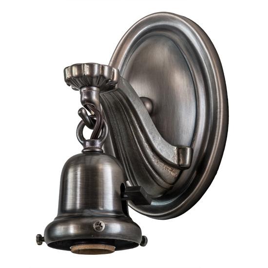 Meyda Lighting Revival 4" Antique Nickel Wall Sconce