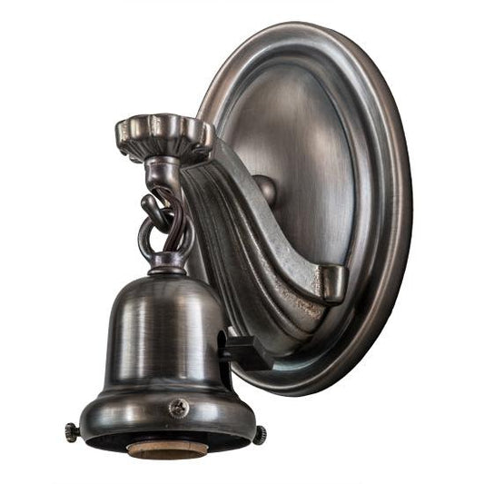 Meyda Lighting Revival 4" Antique Nickel Wall Sconce