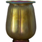 Meyda Lighting Revival 4" Favrile Gold Iridescent Squash Shade Glass